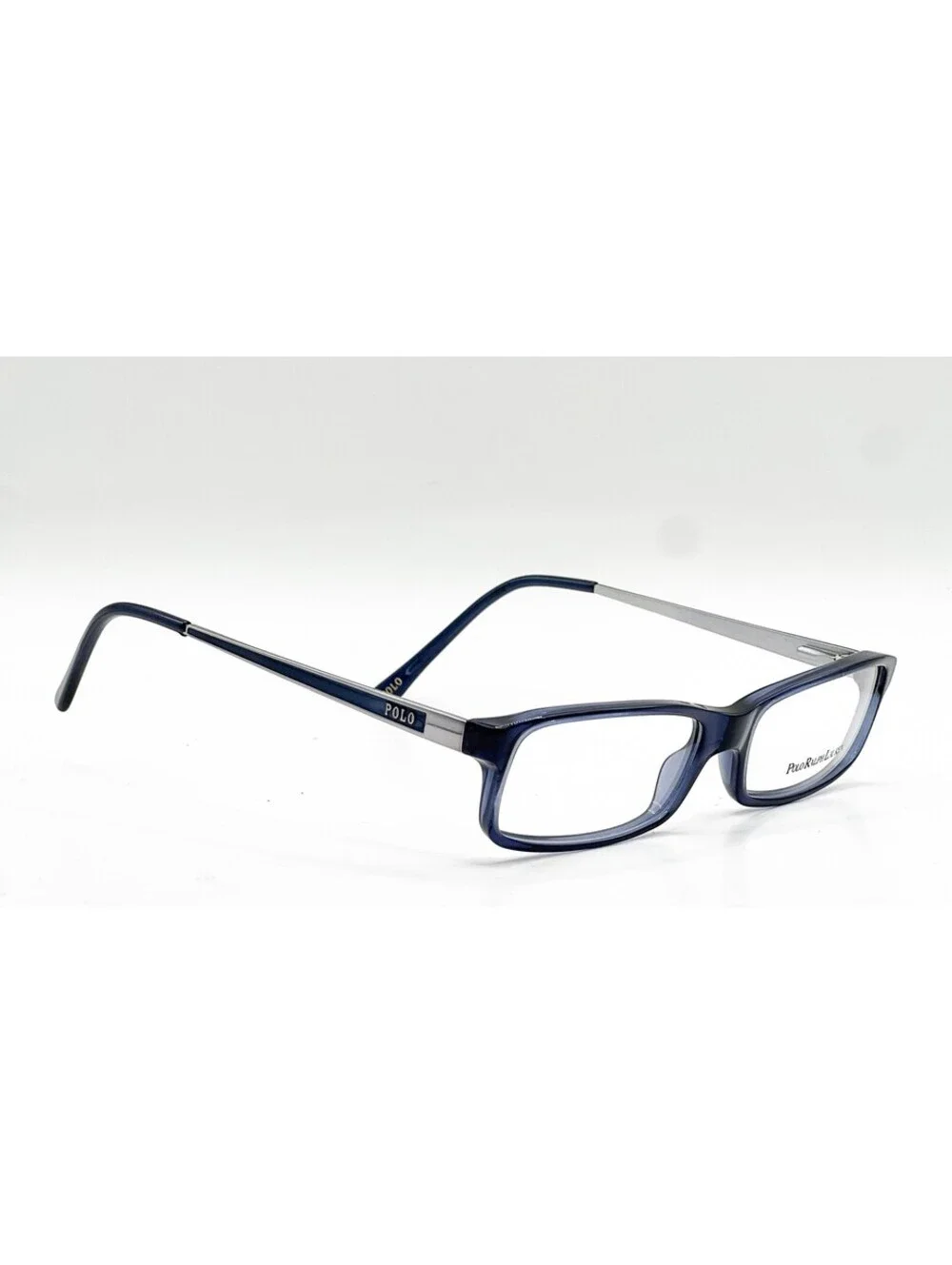 Polo Ralph Lauren 2076 5276 Dark Blue Transparent Eyeglass Frames 52-16-140